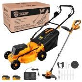 Набор садового аккумуляторного инструмента DEKO (DKLM40V, DKTR21) 081-2035