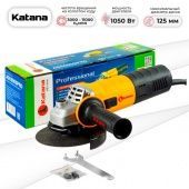 Углошлифмашина одноручная KATANA HD line AG5500S PRO(1050Вт,SDS кожух,SDS гайка,рег.об)