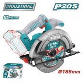 Пила циркулярная аккумуляторная TOTAL TSLI1851 (без АКБ и ЗУ)