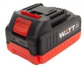 Аккумулятор WATT, 18V, 4.0 Ah, Li-Ion