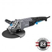 Угловая шлифовальная машина RÖGEL, 2200 Вт, 6500 об/мин, повор. рукоять, быстрорег. кожух, плав. пуск, диск 230 мм