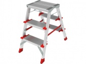 Лестница-стремянка алюм. двухст. NV 3127 Новая высота