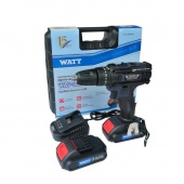 Шуруповерт WATT WAS-18Li-3 ударный