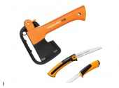 Туристический набор (топор+пила+нож) FISKARS