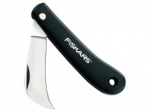 Нож садовый FISKARS изогнутый для прививок (125880)