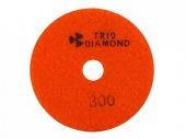 Алмазный гибкий шлифкруг "Черепашка" 100 № 300 (мокрая шл.) (Trio-Diamond)
