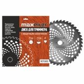 Диск твердосплавный MaxPiler MX2550400140 зубовый для триммера 255х40Т, MaxPiler