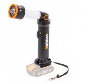 Фонарь аккумуляторный WORX WX027.9, 20В, без АКБ и ЗУ