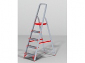 Лестница-стремянка алюм. проф. с широкой ступенью 103 см 5 ступ. 5,1кг NV500 Новая Высота (макс. нагрузка 225кг)