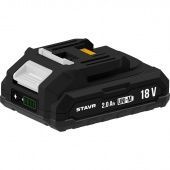 Аккумулятор Stavr SB 18-2-01, 18V, 2.0 Ач, Li-Ion, UNI-M