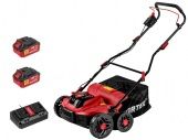 Аккумуляторный аэратор-скарификатор WORTEX CAE 3736 ALL1 XLT SET (2*4,0 Ач АКБ и ЗУ)