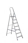 Лестница-стремянка Алюмет АМ707 (40*20, 7-и ступ., алюминий, матовая)