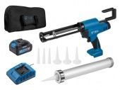 Аккумуляторный пистолет для герметика BULL CG 1860 SET