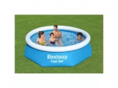 Надувной бассейн Fast Set, 244 х 61 см, комплект, BESTWAY