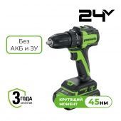 Дрель-шуруповерт аккумуляторная GreenWorks DD345 (без АКБ и ЗУ) 3708307