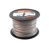 Леска для триммера 3,0мм*3LB, металлический сердечник,102 м, бухта