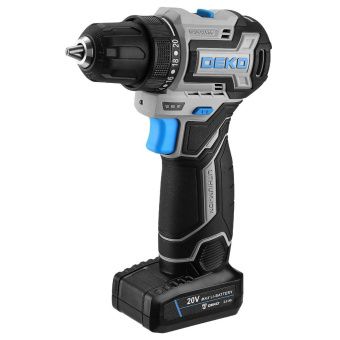 Дрель-шуруповерт аккумуляторная DEKO Sharker 20V PRO