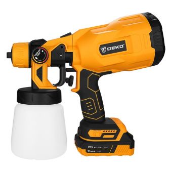 Краскопульт аккумуляторный DEKO DSG20K2