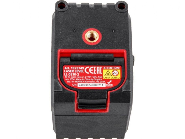 Нивелир лазерный линейный WORTEX LX LL 0210-2 (зеленый)