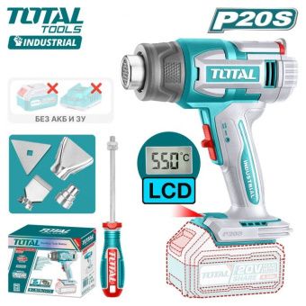 Фен строительный аккумуляторный TOTAL TBLI2003 (без АКБ)