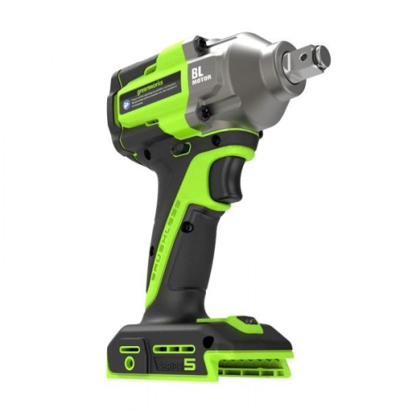 Гайковерт ударный аккумуляторный Greenworks IW5500 (1АКБ 5,0А/ч +ЗУ) 3805007CUG