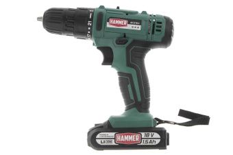 Дрель-шуруповерт аккумуляторная Hammer ACD18A