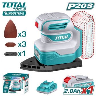 Дельташлифовальная машина аккумуляторная TOTAL TPSLI20141