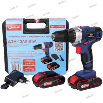 Аккумуляторный шуруповерт Диолд ДЭА-12ЛИ-01М