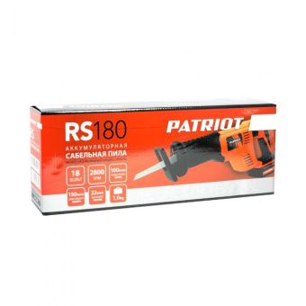 Пила сабельная аккумуляторная Patriot RS 180 UES