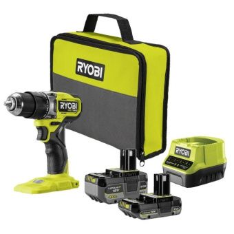 ONE + / Дрель-шуруповерт ударная RYOBI RPD18C1-242S