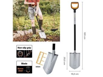 Лопата штыковая большая FISKARS
