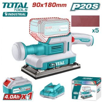 Виброшлифмашина аккумуляторная TOTAL TFSLI20311