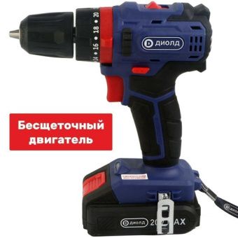 Дрель-шуруповерт ударная Диолд ДЭА-20ЛИ-02У