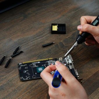 Паяльник цифровой DEKO SI10 SET 12