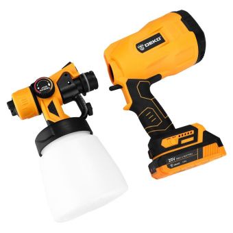 Краскопульт аккумуляторный DEKO DSG20K2