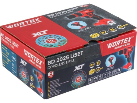 Аккумуляторная дрель-шуруповерт WORTEX BD 2025 Li (без АКБ и ЗУ)